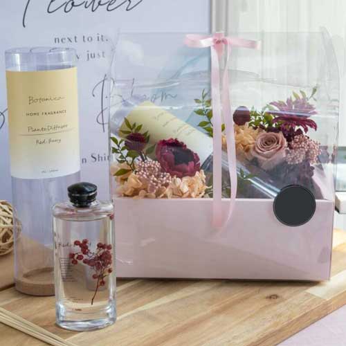 Message Bottle Diffuser N Preserved Flowers